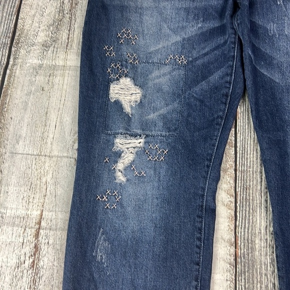 VINTAGE REUNION REWASH Blue Jeans Women’s Size 15/32 - Picture 4 of 15